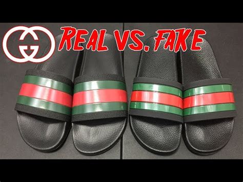 how do you know if gucci slides are real